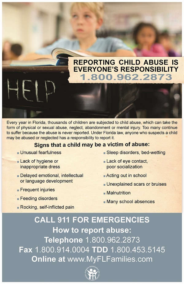 Child Abuse Hotline Flyer