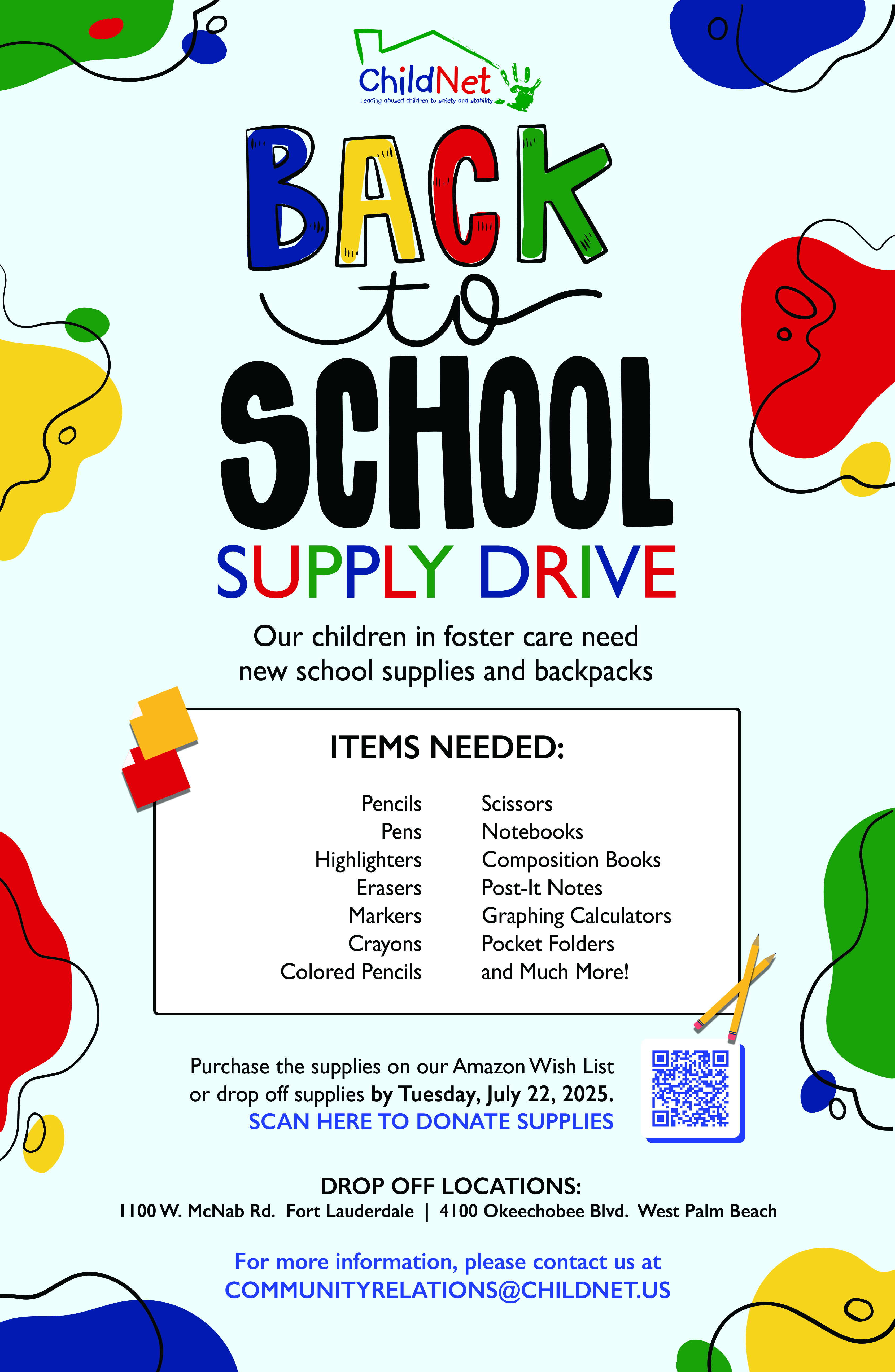 School Supply Flyer