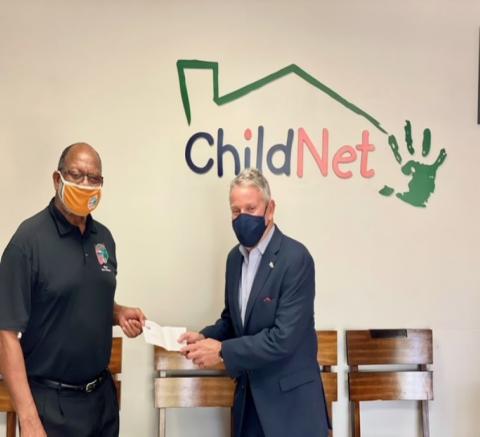 Mayor Thurston and Larry Rein